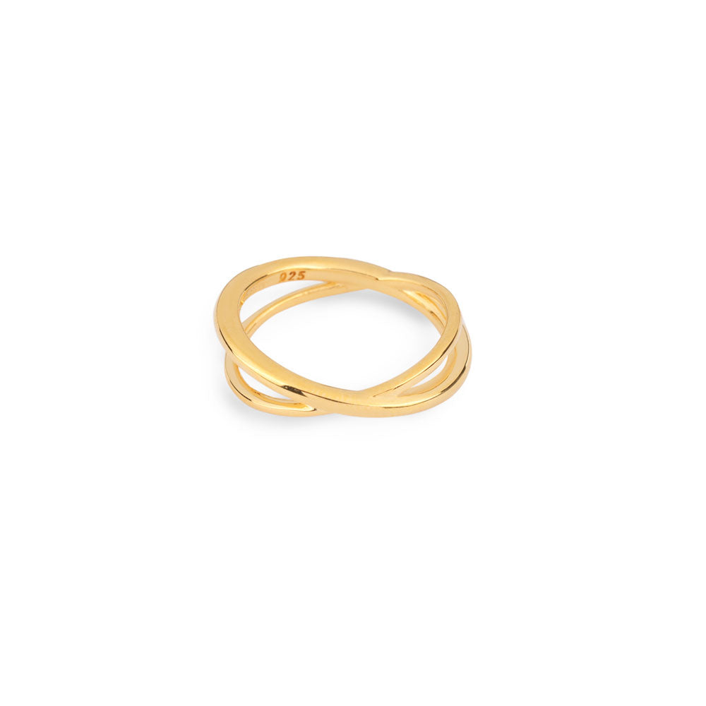 Stackable crossover Ring